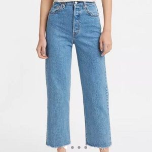 levi’s ribcage straight jeans